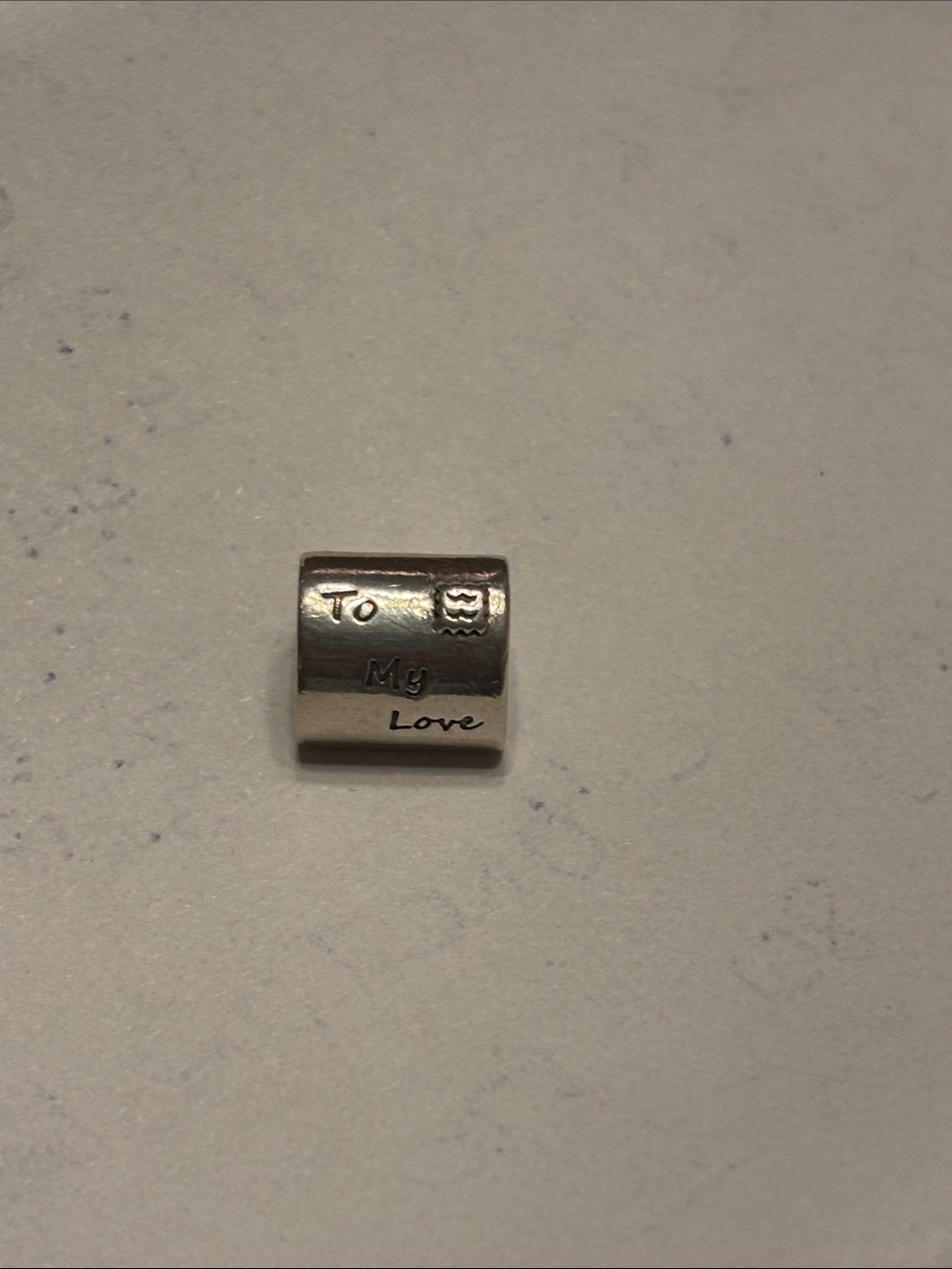 Pandora Silver 'To My Love' Envelope Charm
